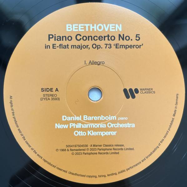 Daniel Barenboim, Otto Klemperer – Beethoven-Emperor concerto